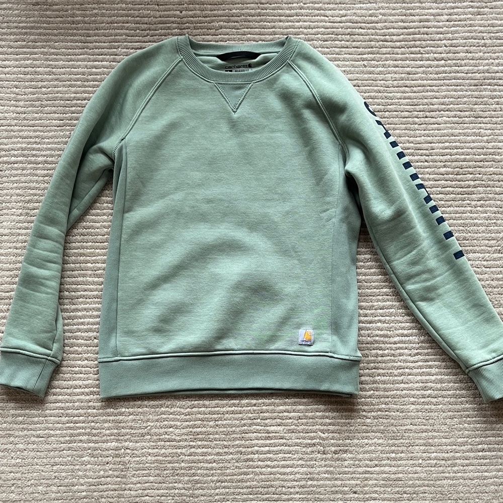 Carhartt Sage Green Crewneck Sweater